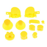 Set Botones Color Amarillo Solido Para Gamecube