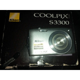 Cámara De Fotos Digital Nikon Coolpix S3300 Usada Con Caja