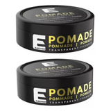 2 Pomada Transparente Elegance Hair Wax Volumen Fijación 5oz