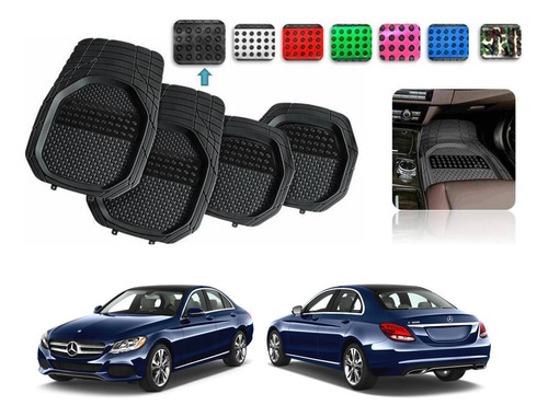 Tapetes 4pz Color 3d Mercedes Benz C200 C250 C300 15 A 2020