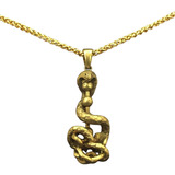 Collar Serpiente Kundalini Colgante Dije Cadena 