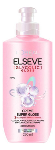 Creme Para Pentear Elseve Glycolic Gloss 250ml