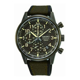Reloj Seiko Caballero Con Cronografo Ssb371p1