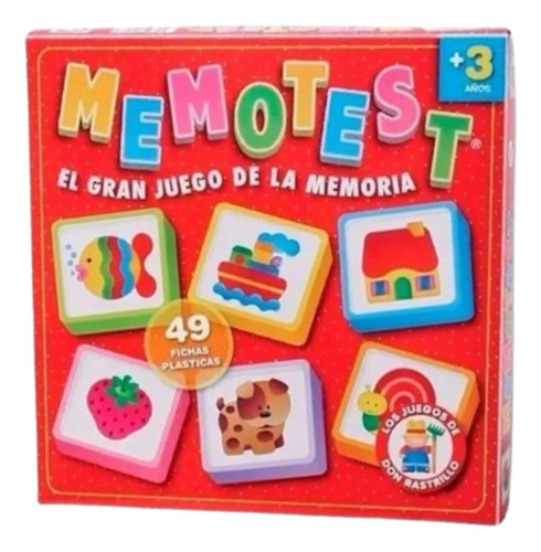 Juego De Mesa Memotest Infantil Ruibal H418