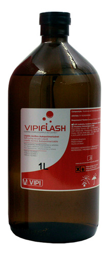 Resina Acrílica Autopolimerizável Vipi Flash 1000ml - Vipi