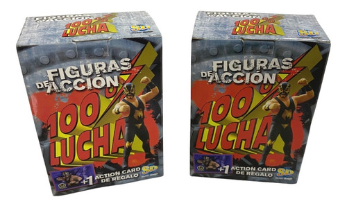 Muñecos 100% Lucha - Colección Completa 10 Muñequitos