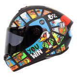 Casco Para Moto Integral Talla S Draken Goose Matt Axxis