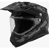 Casco Doble Proposito Fly Racing Trekker Camo Lente Interno