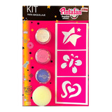 Kit Maquillaje Artístico Infantil Pintafan -ciudad Cotillón