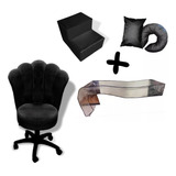 Capa P/ Maca 60 + Escada + Kit Almofadas + Cadeira Mocho