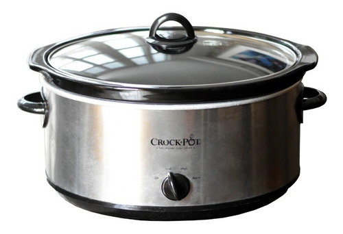 Crock-pot-olla Cocción Lenta Ovalada Acero Inoxidable Usado
