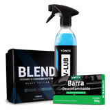 Cera Vonixx Blend Black + V-bar Descontaminante + V-lub