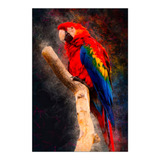 Vinilo Decorativo 30x45cm Guacamaya Loro Pajaro Exotico M1