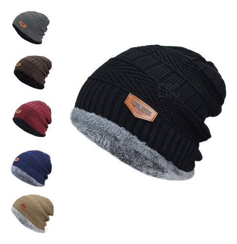 Touca De Lã Forrada Masculino Adulto Toca Gorro Toucas Frio