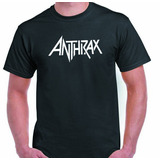 Remera Anthrax Algodon Peinado