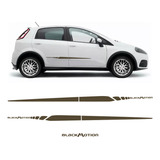 Faixa Fiat Punto Blackmotion 2014/2015 Adesivo Lateral