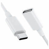 Extensión Cable Usb C Macho A Hembra Conmdex 3.3ft -blanco