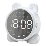 Reloj Despertador Inteligente Digital Led Con Altavoz Blueto