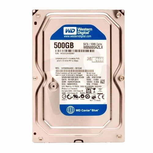 Disco Duro Sata 3 Wd 500gb 7200 Para Pc Y Dvr Nuevo-sellado