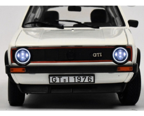Faros Led Volkswagen Caribe Y Golf Aro Luminoso Completo 7pl