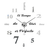 Reloj De Pared 3d Tamaño Grande 110 X 110cm Con Péndulo