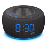 Buffbee Reloj Despertador Con Altavoz Bluetooth Con Radio F.