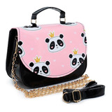 Bolsinha Panda Infantil Minibag Bloguerinha Na Moda Atual