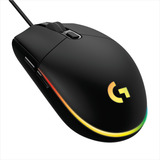 Logitech G203 Lightsync, Mouse Gamer Rgb, 6 Botones, 8000dpi