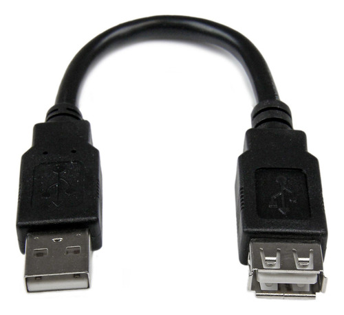 Cable Extensor Usb 2.0 Macho A Hembra De 15cmusbextaa6in