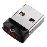 Pendrive Sandisk Cruzer Fit 8gb 2.0 Preto