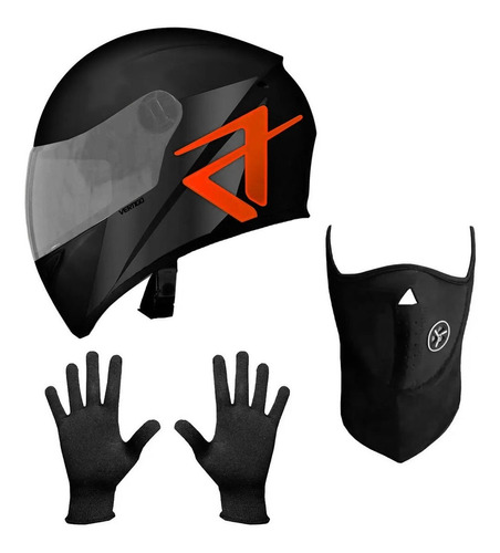 Casco Vertigo V50 Infinity Nocturne + Mascara + Guantes Sia+