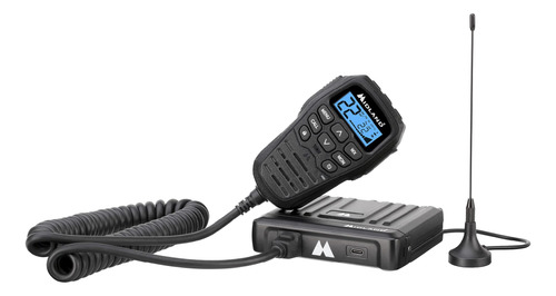 Radio Bidireccional Gmrs 15w Con Micrófono Integrado Y Midla