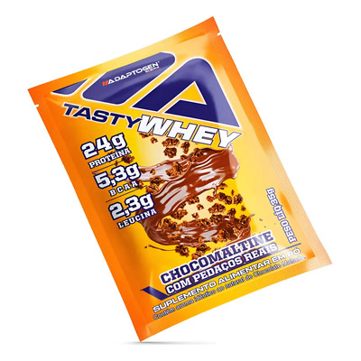 Whey Protein Adaptogen Tasty 34g Chocomaltine Proteína Isolada e Hidrolisada | MercadoLivre