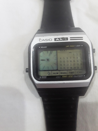 Reloj Casio Ax 1 Con Detalle En El Display 