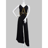 Enterizo Elegante Negro Talla S