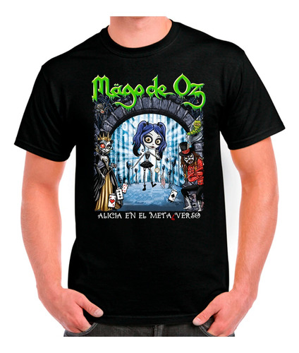 Polera Mago De Oz - Ver 27 - Alicia En El Metalverso