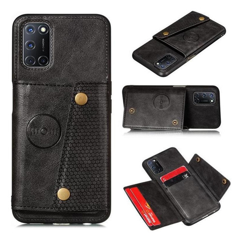 Funda Tipo Cartera Para Oppo A72 52 74 91 5z 8 Pro Con Ranur