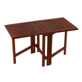 Bare Decor Emery - Mesa De Comedor Plegable Con Doble Hoja Y