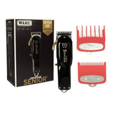 Clipper Wahl Senior Cordless 9pz 5 Star + Peines Medios Rojo