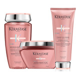 Kit Kerastase Chroma Absolu: Bain Cr Riche + Fond + Masque