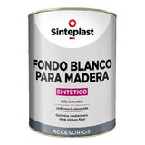 Fondo Blanco Para Madera Sinteplast 1lt Pintura Base Blanca