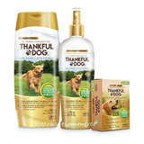 Kit De Baño Para Perros Thankful Dog Shampoo +spray + Jabon 