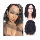 Peruca Curta Afro Bio Organica 50cm 270g