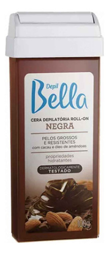 Cera Depilatória Quente Roll-on Depil Bella 100g Negra