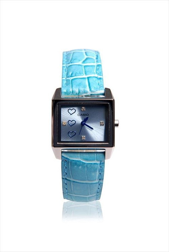 Reloj Mujer Casio Ltf120l-2c Malla Cuero