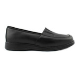 Zapato Mujer Piel Canela 8003 Piel Borrego Confort Negro