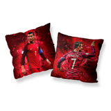 Cojines Cristiano Ronaldo Cr7 ( Set 2 Piezas )