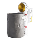 Estatuas De Astronauta De Resina Pluma Titular Lápiz Taza