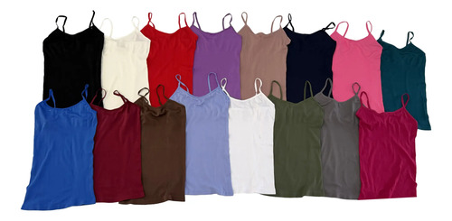 Set 4 Blusas Mujer Camiseta Dama Casual Blusa Tirantes