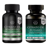 Pack Citrato De Magnesio Citrato De Potasio Premium 3 Meses